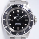 ROLEX 1989 SUBMARINER NO DATE 5513 WATCH ONLY $9,500