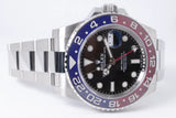 ROLEX NEW 2022 STAINLESS STEEL CERAMIC GMT MASTER II 126710 PEPSI OYSTER BRACELET BOX & PAPERS $26,975