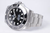 ROLEX 2021 NO DATE SUBMARINER CERAMIC STAINLESS STEEL 124060 BOX & PAPERS