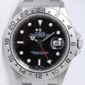 ROLEX 2005 EXPLORER II BLACK DIAL 16570 WATCH ONLY $6,800