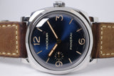 PANERAI 1940 47MM RADIOMIR STAINLESS STEEL BLUE DIAL PAM 690 BOX & PAPERS