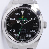 ROLEX 2019 AIR-KING 40mm 116900 COMPLETE BOX & PAPERS $7,800