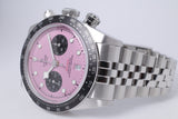 TUDOR NEW 2024 CHRONOGRAPH PINK DIAL DAVID BECKHAM M7936N BOX & PAPERS