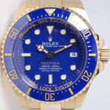 ROLEX 2024 YELLOW GOLD SEA-DWELLER DEEPSEA BLUE 136668 BOX & PAPERS