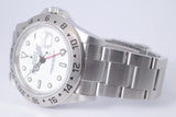 ROLEX 40mm EXPLORER II WHITE POLAR DIAL 16570 BOX & PAPERS