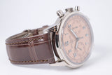 PATEK PHILIPPE 2022 NEW WHITE GOLD COMPLICATIONS CHRONOGRAPH SALMON DIAL 5172G BOX PAPERS