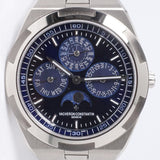 VACHERON 2024 CONSTANTIN WHITE GOLD OVERSEAS PERPETUAL CALENDAR ULTRA THIN BLUE DIAL 4300V/220G-B945 LIKE NEW BOX & PAPERS $88,000