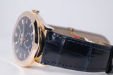 PATEK PHILIPPE 2024 ROSE GOLD ANNUAL CALENDAR BLUE BAGUETTE DIAMOND DIAL 5396R BOX & PAPERS $54,500