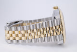 ROLEX 2021 DATEJUST 41 TWO TONE YELLOW GOLD & STEEL SLATE ROMAN WIMBLEDON DIAL JUBILEE 126333 BOX PAPERS $15,500