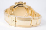 ROLEX 2020 YELLOW GOLD DAYTONA BLACK MOTHER OF PEARL DIAMOND DIAL 116508 BOX & PAPERS