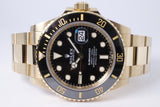ROLEX 2021 41mm YELLOW GOLD SUBMARINER 126618 BOX & PAPERS $37,500