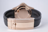 ROLEX 2022 40mm YACHTMASTER ROSE GOLD EVEROSE OYSTER FLEX 126655 BOX & PAPERS $27,975
