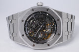 AUDEMARS PIGUET 2013 39mm ROYAL OAK SKELETON STAINLESS STEEL 15305ST BOX & PAPERS