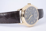 PATEK PHILIPPE YELLOW GOLD ANNUAL CALENDAR SUNBURST SLATE DIAL 5146J WATCH ONLY