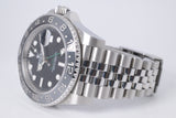 ROLEX 2024 GMT "BRUCE WAYNE" BLACK & GREY BEZEL JUBILEE BRACELET 126710 GRNR BOX & PAPERS