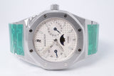 AUDEMARS PIGUET ROYAL OAK DAY DATE MOON PHASE 25594ST WATCH WITH FRESH SERVICE PAPERS