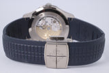PATEK PHILIPPE NEW 2022 WHITE GOLD AQUANAUT BLUE DIAL "TIFFANY & CO" STAMPED 5168G BOX & PAPERS $189,000