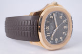 PATEK PHILIPPE NEW 2017 NOS UNWORN ROSE GOLD AQUANAUT 5167R BOX & PAPERS