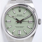 ROLEX 2025 NEW 41mm OYSTER PERPETUAL PISTACHIO DIAL 134300 BOX AND PAPERS $11,975