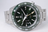 GRAND SEIKO SPRING DRIVE GMT GREEN CERAMIC BEZEL SBGE257 BOX & PAPERS