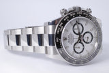 ROLEX DAYTONA STAINLESS STEEL & CERAMIC BEZEL WHITE DIAL 126500 BOX & PAPERS $34,500