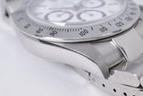 ROLEX ZENITH DAYTONA COSMOGRAPH WHITE DIAL U SERIAL "SWISS MADE" DIAL 16520 BOX & PAPERS