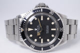 ROLEX 1980 VINTAGE NO DATE SUBMARINER 5513 BOX, PAPERS, & HANG TAG