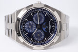 VACHERON 2024 CONSTANTIN WHITE GOLD OVERSEAS PERPETUAL CALENDAR ULTRA THIN BLUE DIAL 4300V/220G-B945 LIKE NEW BOX & PAPERS $88,000