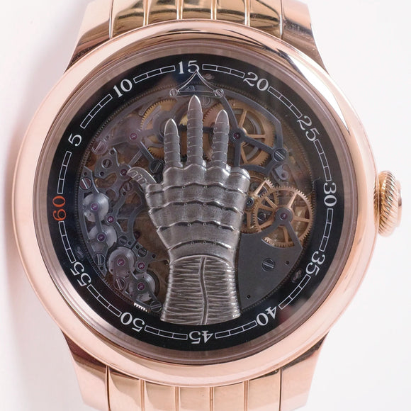 F.P. JOURNE ROSE GOLD FFC (FRANCIS FORD COPPOLA) ON BRACELET MINT BOX & PAPERS