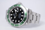 ROLEX GREEN SUBMARINER KERMIT 16610LV BOX & PAPERS