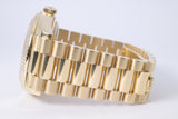 ROLEX 2023 YELLOW GOLD DAY-DATE PRESIDENT TURQUOISE DIAL 128238 BOX & PAPERS $95,000