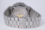 PATEK PHILIPPE NAUTILUS JUMBO MOONPHASE POWER RESERVE 3712 BOX & ARCHIVE PAPERS $115,000