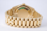 ROLEX 2023 YELLOW GOLD DAY-DATE PRESIDENT TURQUOISE DIAL 128238 BOX & PAPERS $95,000