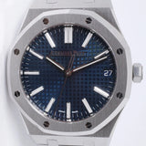 AUDEMARS PIGUET 2023 41mm ROYAL OAK BLUE 15510ST BOX & PAPERS