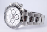 ROLEX 2024 DAYTONA STAINLESS STEEL & CERAMIC BEZEL WHITE DIAL 126500 BOX & PAPERS $34,950