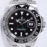 ROLEX GMT MASTER II CERAMIC OYSTER BRACELET 116710 BOX & PAPERS