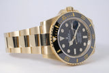 ROLEX 2023 41mm YELLOW GOLD SUBMARINER 126618 BOX & PAPERS $37,975