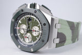 AUDEMARS PIGUET 44MM ROYAL OAK OFFSHORE CHRONOGRAPH CERAMIC 26400SO BOX & PAPERS $32,500