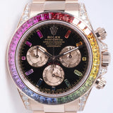 ROLEX NEW 2025 EVEROSE RAINBOW DAYTONA 126595 BOX & PAPERS