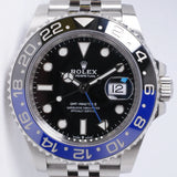 ROLEX 2021 GMT BATMAN JUBILEE BRACELET aka "BATGIRL" BOX & PAPERS 126710 $15,975