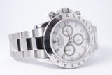 ROLEX 2009 DAYTONA STAINLESS STEEL WHITE DIAL 116520 BOX & PAPERS $22,500