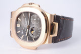 PATEK PHILIPPE 2020 NEW ROSE GOLD NAUTILUS POWER RESERVE MOON PHASE 5712R BOX & PAPERS $138,000