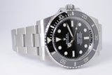 ROLEX 2023 41mm NO DATE SUBMARINER CERAMIC STAINLESS STEEL 124060 BOX & PAPERS $11,500