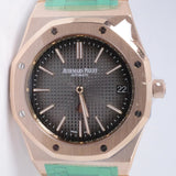 AUDEMARS PIGUET  ROSE GOLD ROYAL OAK ULTRA THIN JUMBO 16202OR BOX & PAPERS