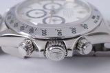 ROLEX DAYTONA ZENITH WHITE DIAL UNPOLISHED COMPLETE SET 16520 BOX & PAPERS
