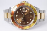 ROLEX 2004 TWO TONE GMT MASTER II ROOTBEER OYSTER 16713 WATCH ONLY
