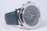 PATEK PHILIPPE PLATINUM MANUAL CHRONOGRAPH BLUE DIAL 5070P MINT BOX & PAPERS $189,975