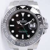 ROLEX NEW 2024 GMT "BRUCE WAYNE" BLACK & GREY BEZEL OYSTER BRACELET 126710 BOX & PAPERS $17,250