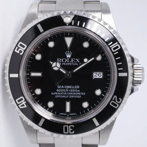 ROLEX 2007 SEA-DWELLER 16600 BOX & PAPERS