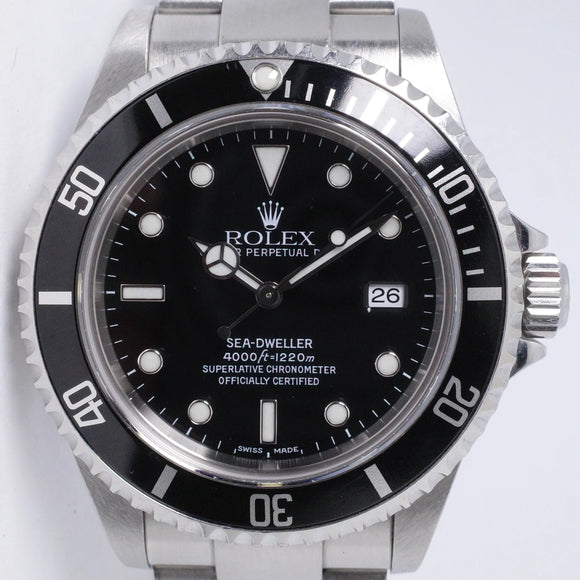 ROLEX 2007 SEA-DWELLER 16600 BOX & PAPERS